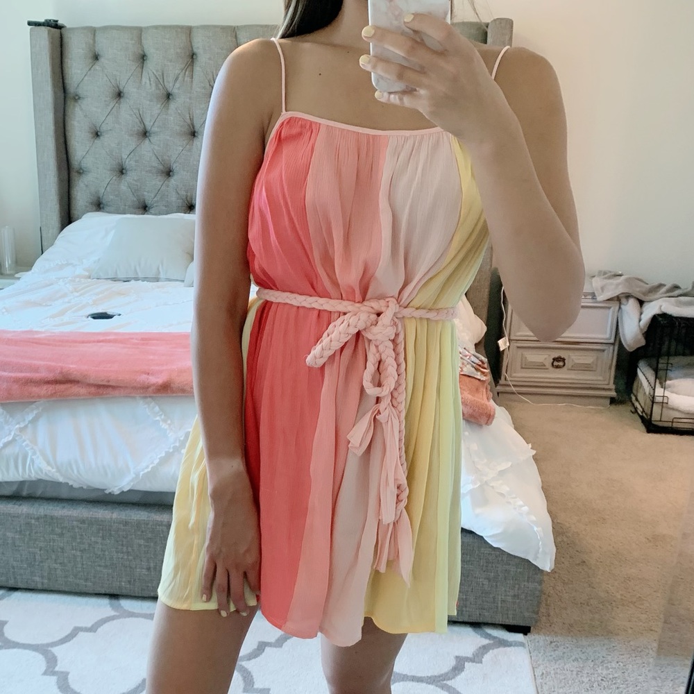 NWOT Storia Rope Tie Dress